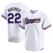 Steve Buechele Men's Limited Texas Rangers Gold White 2024 Collection Jersey