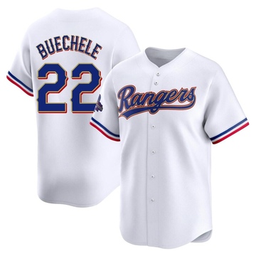Steve Buechele Men's Limited Texas Rangers Gold White 2024 Collection Jersey
