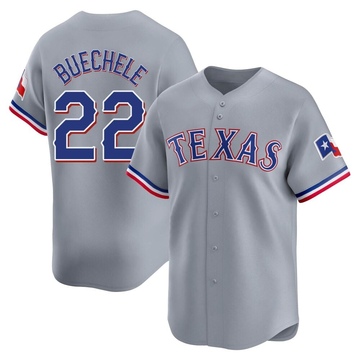 Steve Buechele Men's Limited Texas Rangers Gray Away Jersey