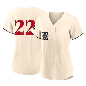 Steve Buechele Women's Authentic Texas Rangers Cream 2023 City Connect Jersey