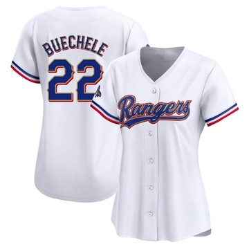 Steve Buechele Women's Limited Texas Rangers Gold White 2024 Collection Jersey