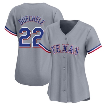 Steve Buechele Women's Limited Texas Rangers Gray Away Jersey